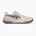 Dětské tenisové boty ASICS Gel-Resolution X GS soft oat/dark aubergine 9
