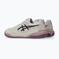 Dětské tenisové boty ASICS Gel-Resolution X GS soft oat/dark aubergine 10