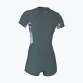 Dámský plavecký neopren O'Neill Bahia 2/1 Front Zip SS Spring shade/palmento tropical/faded denim 2