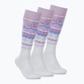 Lyžařské ponožky Surfanic Pro Tech Fairisle 3 balení ice lilac 5