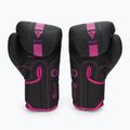 Boxerské rukavice RDX F6 černo-růžove BGR-F6MP 3