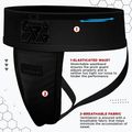 Chránič rozkroku RDX Groin Guard Supporter H1 full black 4