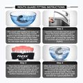 Chránič zubů RDX Mouth Guard white/black 6