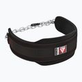 Vzpěračský opasek RDX Pro Dipping Belt 2 Layer černy WDB-T7B