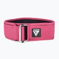 Vzpěračský pás  RDX RX1 Weight Lifting Strap pink 2