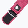 Vzpěračský pás  RDX RX1 Weight Lifting Strap pink 3