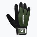 Tréninkové rukavice RDX W1F Full Finger army green 7