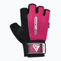 Trekingové rukavice RDX Gym Workout Gloves W1 pink 7
