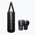 Boxovací pytel RDX F6 Junior Punch Bag + Boxing Gloves matte silver