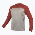 Pánský cyklistický dres Longsleeve Endura MT500 Burner brick