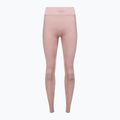 Dámské tréninkové legíny Gymshark Flawless Shine Seamless růžová/bílá 5