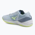 Dámské boty na házenou Mizuno Wave Stealth Neo heather/white/neo lime 3