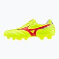 Pánské kopačky Mizuno Morelia II Club MD safety yellow/fiery coral 2/galaxy silver 3