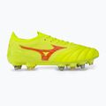 Pánské kopačky Mizuno Morelia Neo IV Β Japan Mix safety yellow/flery coral 2/safety yellow 2