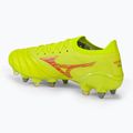 Pánské kopačky Mizuno Morelia Neo IV Β Japan Mix safety yellow/flery coral 2/safety yellow 3