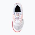 Dětské tenisové boty Mizuno Break Shot 5 Jr CC white/blue granite/calypso coral 11