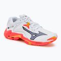 Volejbalové boty Mizuno Wave Lightning Z8 white/fiery coral 2/citrus