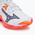 Volejbalové boty Mizuno Wave Lightning Z8 white/fiery coral 2/citrus 7