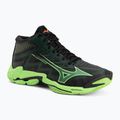 Volejbalové boty Mizuno Wave Lightning Elite Mid black/glowing apple/mandarin orange