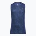 Pánské běžecké tílko Mizuno Active DryAeroFlow Graphic Tank Top estate blue