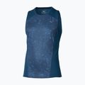 Pánské běžecké tílko Mizuno Active DryAeroFlow Graphic Tank Top estate blue 5