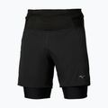 Pánské běžecké šortky Mizuno Trail Multipocket 2in1 black