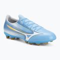 Kopačky Mizuno Alfa III Select FG light blue/white