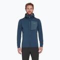 Pánská trekingová mikina  Rab Superflux Hoody tempest blue