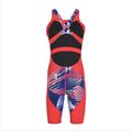 Plavky Speedo Fastskin LZR Ignite Kneeskin flame red/bolt/white 2
