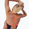 Dámské jednodílné plavky Speedo Allover Fixed Crossback true navy/siren red/punch blue 10
