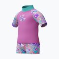 Dětské dvoudílné plavky Speedo Digital Rash Top Set neon violet 4