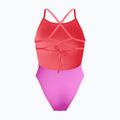 Dámské jednodílné plavky Speedo Solid Lattice Tie-Back neon violet 2