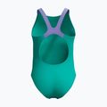 Dámské jednodílné plavky Speedo Printed Pulseback turquoise gem 2