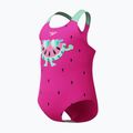 Dětské jednodílné plavky Speedo Digital Printed neon bubblegum 3