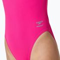 Dámské jednodílné plavky Speedo Solid Web punchy pink 5