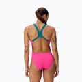 Dámské jednodílné plavky Speedo Solid Powerback punchy pink 2