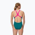 Dámské jednodílné plavky Speedo Solid Powerback peacock 2