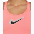 Dámské jednodílné plavky  Nike Hydrastrong 3D Swoosh Fastback hot punch 7