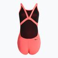 Dámské jednodílné plavky  Nike Hydrastrong 3D Swoosh Fastback hot punch 2