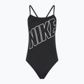 Dámské jednodílné plavky Nike Hydrastrong Adjustable Crossback black