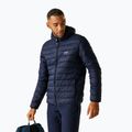 Pánská bunda REGATTA Hooded Marizion black navy/olympian blue