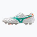 Kopačky Mizuno Morelia II Japan FG white/arcadia/lava orange 9