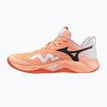 Volejbalové boty Mizuno Wave Momentum Pro flamingo coral/carbon/white 8