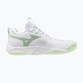 Dámské volejbalové boty Mizuno Wave Momentum Elite white/balsam green/ambrosia 2