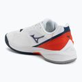 Pánské tenisové boty Mizuno Neo Ace AC white/insignia blue/orange 3