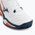 Pánské tenisové boty Mizuno Neo Ace CC white/insignia blue/orange 7