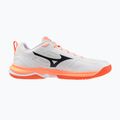 Házenkářské boty Mizuno Wave Stealth Pro white/black/flamingo coral 9