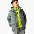 Dětská péřová bunda REGATTA Hooded Marizion dark forest green/wild lime 11