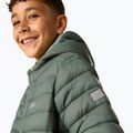 Dětská péřová bunda REGATTA Hooded Marizion dark forest green/wild lime 13