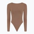 Dámské body Girlfriend Collective Ava Scoop Back brownie 7